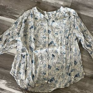 XL Old Navy Button Up Blouse